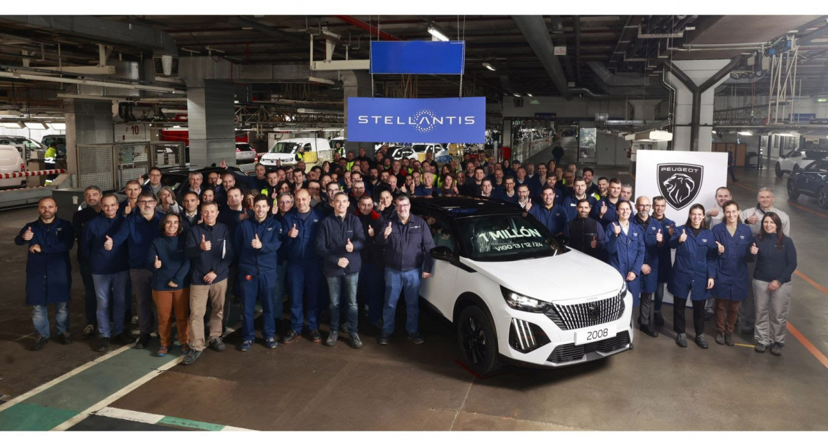 Stellantis Vigo alcanza el millón de unidades producidas del Peugeot 2008, que comenzó su montaje en 2019.