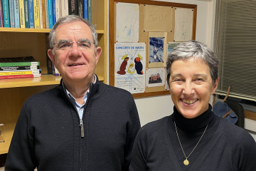 María Ángeles Casares de Cal y Antonio Gómez Tato, del Centro de Investigación e Tecnoloxía Matemática de Galicia (CITMAga).