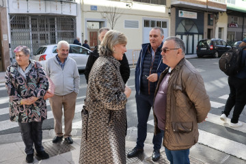 La alcaldesa de Lugo, Paula Alvarellos, en A Milagrosa