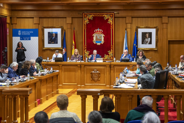 Pleno de la Diputación de Ourense