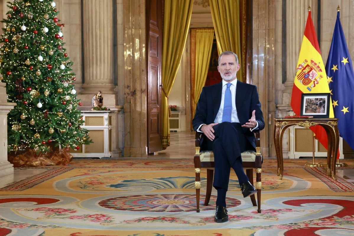 Archivo - Mensaje de Navidad de Su Majestad el Rey 2024