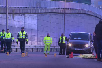 Atropello mortal en Vigo en una imagen de la CRTVG