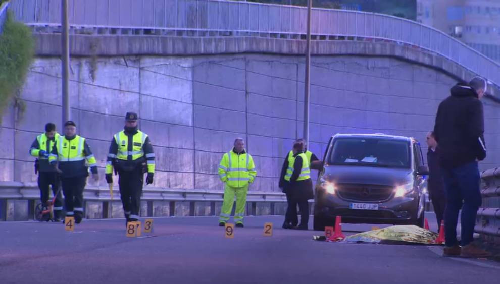 Atropello mortal en Vigo en una imagen de la CRTVG