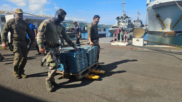 Incautación de cocaína del barco 'Raymi'