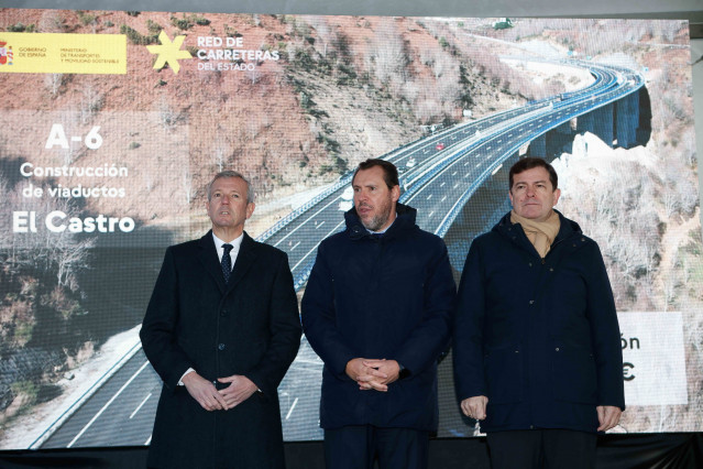 Puesta en servicio del viaducto de O Castro este lunes.