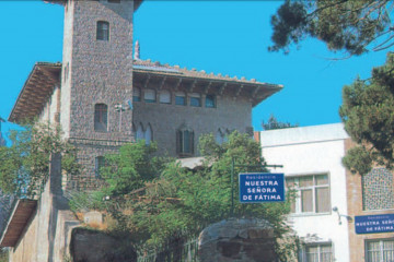 Residencia Nuestra Señora de Fátima de Tibidabo Barcelona en un antiguo folleto