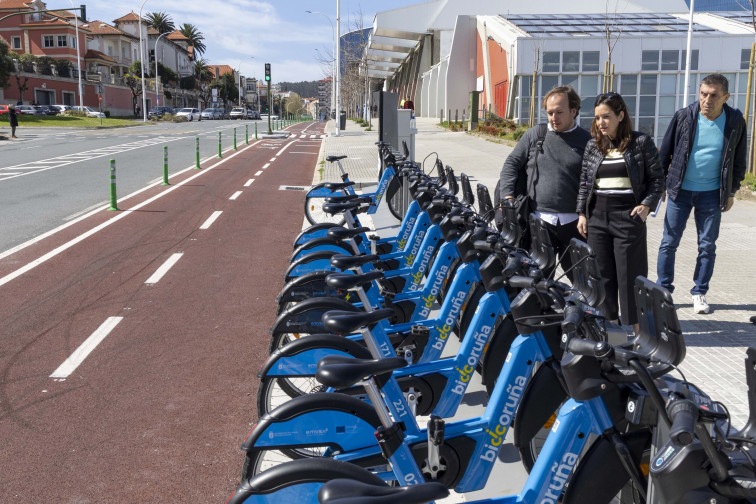 Más de 1,3 millones de usos en el servicio BiciCoruña durante 2024