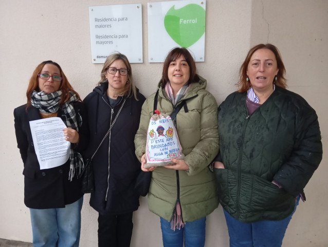 Delegadas de la CIG en residencias privadas de Ferrolterra denuncian las condiciones de trabajo en los centros