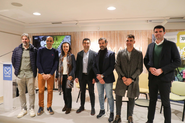 Presentación de la segunda etapa de O Gran Camiño, que unirá Marín y A Estrada el 27 de febrero