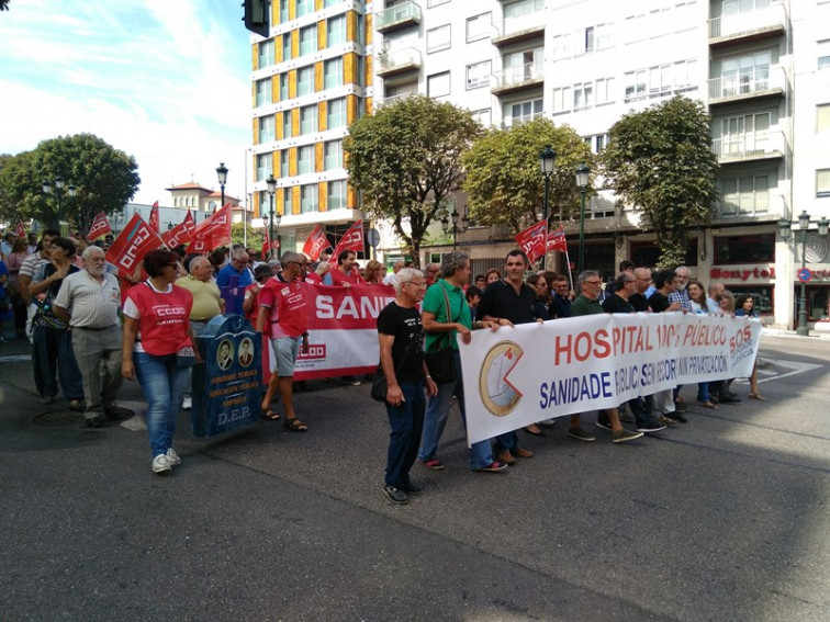 1.000 personas se manifiestan en Vigo por un hospital 