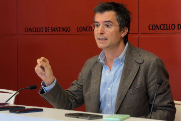 El portavoz del PP de Santiago, Borja Verea.