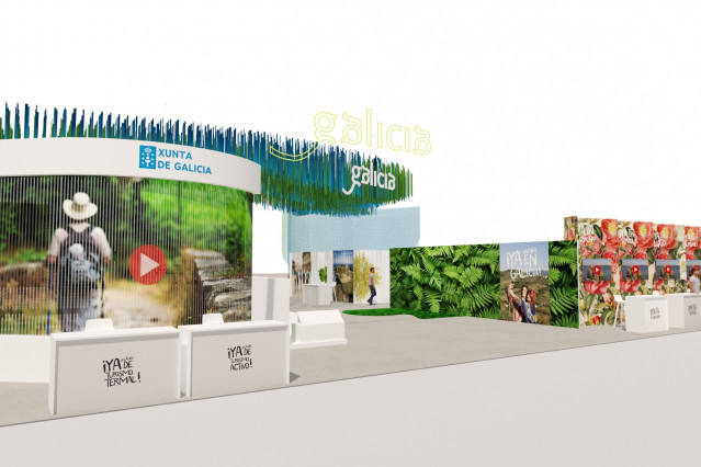 Sostenibilidad, naturaleza, recursos culturales y calidad centran el stand de promoción de Galicia en Fitur