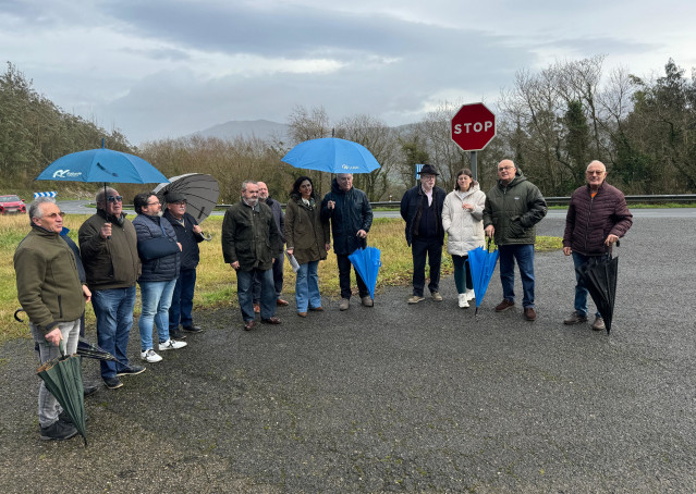 Senadores y representantes del PP de Lugo, en Mondoñedo.