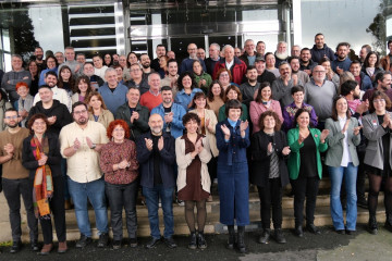 Foto de familia del BNG en el Consello Nacional.