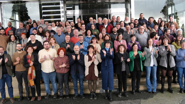 Foto de familia del BNG en el Consello Nacional.