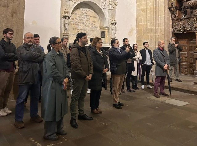 Homenaje a Alfredo Brañas en el Panteón de Galegas e Galegos Ilustres, 