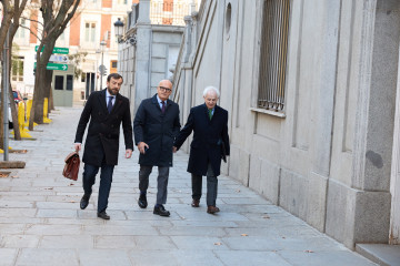 El senador del PP José Manuel Baltar a su llegada al Tribunal Supremo, a 13 de enero de 2025.