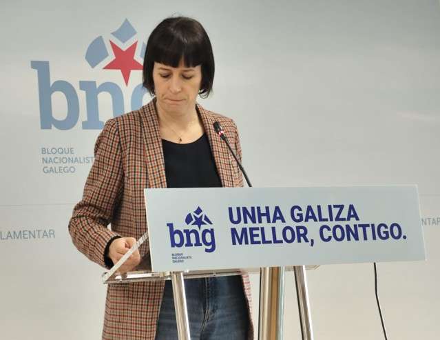 La portavoz nacional del BNG, Ana Pontón