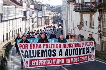 Manifestación de la CIG por la situación de la automoción