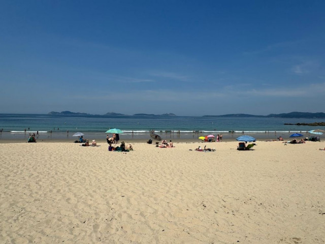 Imagen de la playa de Samil.