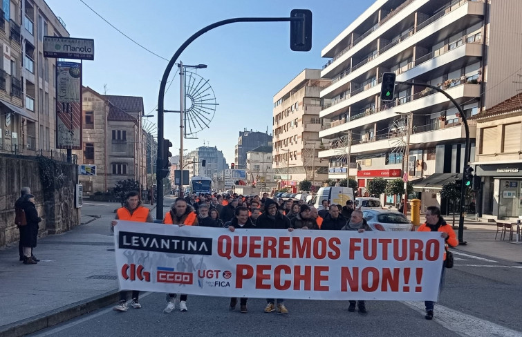 O Porriño se vuelca con los trabajadores de Levantina ante el ERE que promete destruir casi 100 empleos