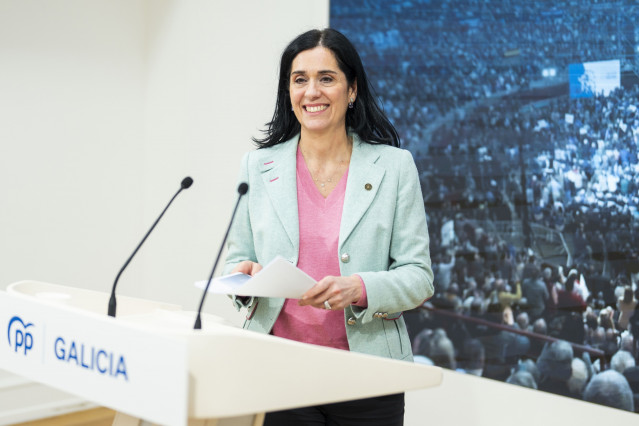 Paula Prado, en rueda de prensa.