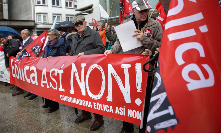 La eólica en Galicia desata una nueva ola de protestas descentralizadas