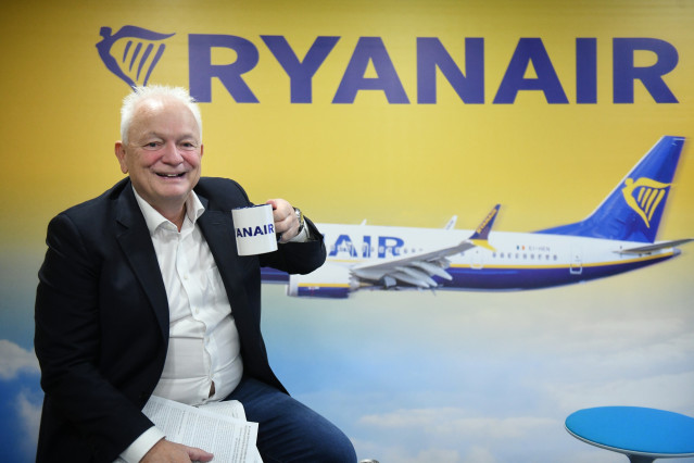 Archivo - El consejero delegado de Ryanair, Eddie Wilson, durante una rueda de prensa, en las oficinas de Ryanair, a 5 de septiembre de 2024, en Madrid (España).