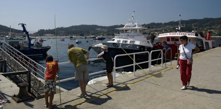 Localizan flotando en el puerto de Aldán el cadáver de un pescador de Cangas do Morrazo