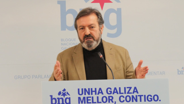 El viceportavoz parlamentario del BNG, Luis Bará.