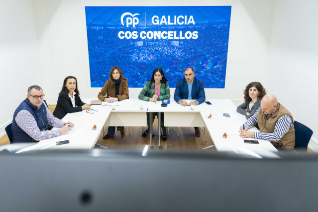 Reunión en la sede del PPdeG.