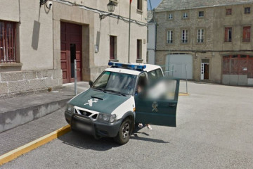 Cuartel de la Guadia Civil en O Valadouro en una imagen de Google Street View