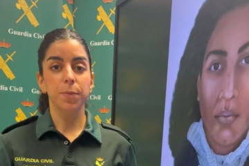 Almudena Vidal, portavoz de la Guardia Civil