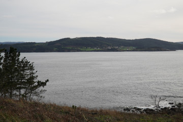 Lugar donde se hundió el narcosubmarino encontrado en Camariñas (A Coruña). A 23 de enero de 2025.