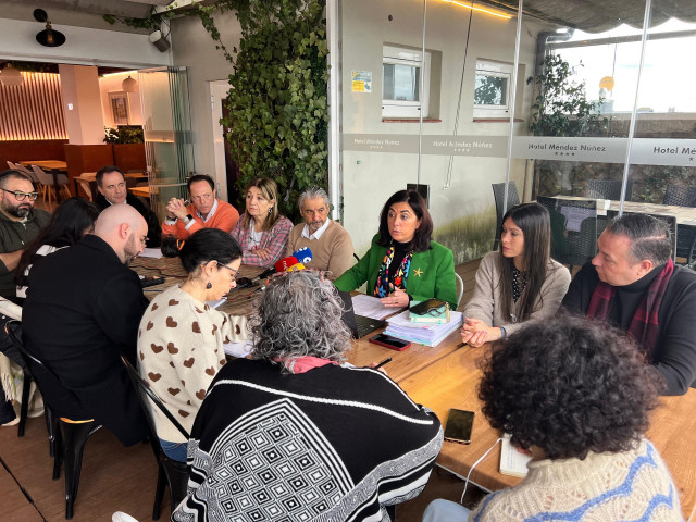 Rueda de prensa de la popular Elena Candia para valorar los presupuestos del Ayuntamiento de Lugo