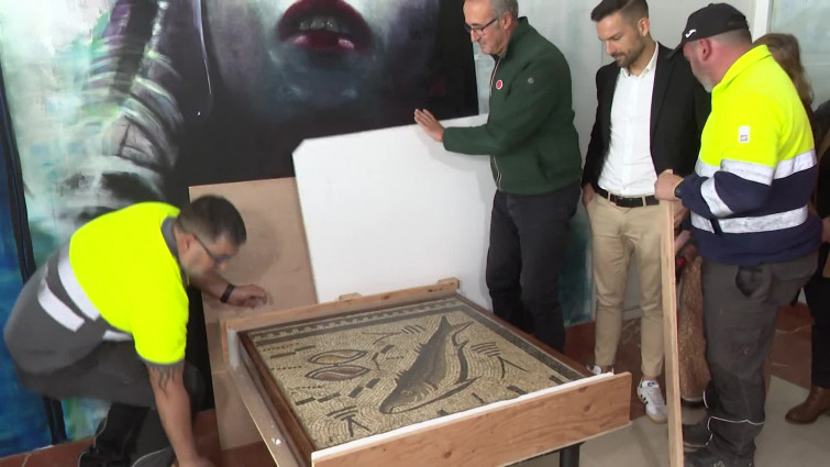 El impresionante mosaico romano de Panxón ya se puede ver en su cuna tras su compra en Nueva York (vídeo)