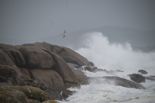 Olas de gran altitud en Galicia.