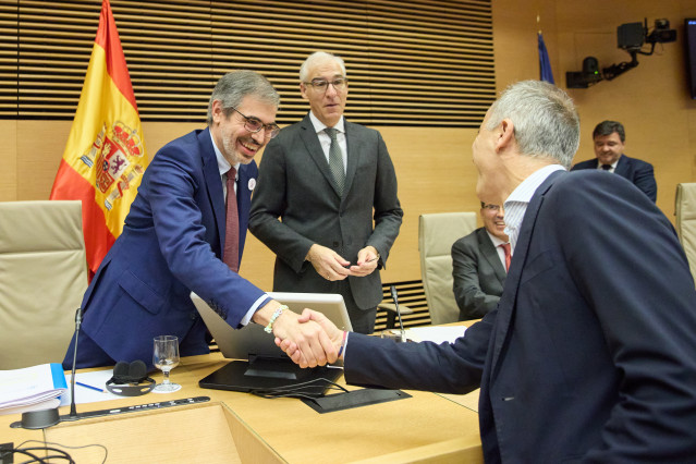 Archivo - El secretario de Estado de la Unión Europea, Fernando Sampedro, durante su comparecencia en la Comisión Mixta para la Unión Europea, en la Sala Pri del Congreso de los Diputados, a 25 de noviembre de 2024, en Madrid (España). Sampedro ha compare