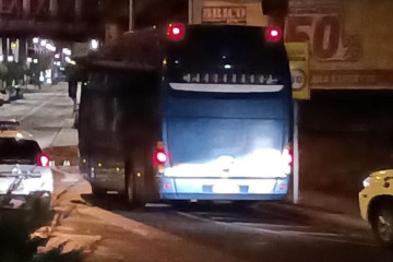 Autobús de un equipo de fútbol sala infantil que conducía un chofer bajo los efectos del alcohol en Ferrol