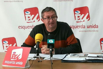 Xavier Ron en una imagen de Esquerda Unida