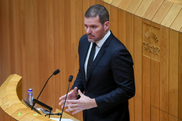 Archivo - El conselleiro de Cultura, Lingua e Xuventude, José López Campos, en el Parlamento de Galicia