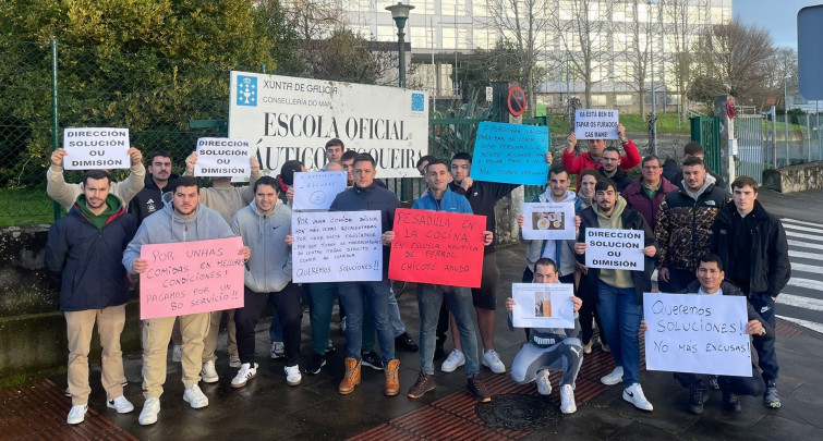 Hartazgo en la Escuela Oficial Náutico Pesquera de Ferrol por las 