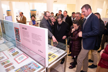 El conselleiro de Cultura, Lingua e Xuventude, José López Campos, inaugura este jueves en la Biblioteca de Galicia la exposición 'Xosé Vizoso. O neno que debuxou un cabalo'