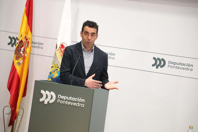 El presidente de la Diputación de Pontevedra, Luis López