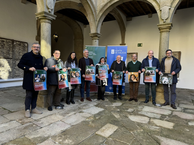 El secretario xeral da Lingua, Valentín García, participa en la presentación de una nueva edición del Festival Converxencias Portugal-Galicia.