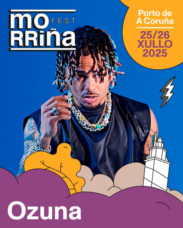 Cartel del Morriña Festival 2025 con Ozuna