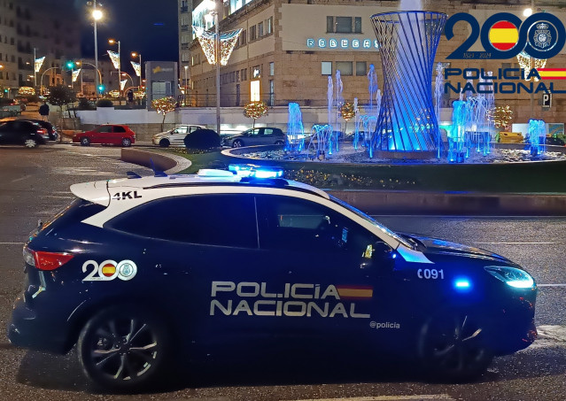 Coche de la Policía Nacional en Vigo