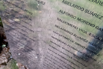 Memorial en Celanova de asesinados por el franquismo