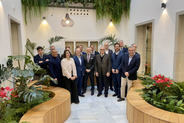 Almuerzo organizado por Foro Económico de Galicia en Vigo, con el presidente de Volskwagen Group España, Francisco Pérez Botello, como invitado.