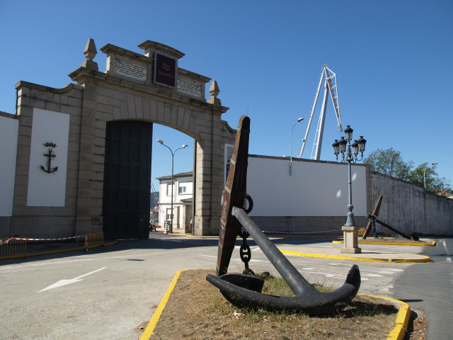 Archivo - Fachada de la entrada principal de Navantia en Ferrol (A Coruña)